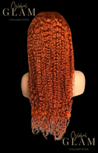 Load image into Gallery viewer, 13x4 GINGER FRONTAL CURLY WIG - 22”
