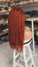 Load and play video in Gallery viewer, 13x4 GINGER FRONTAL CURLY WIG - 22”
